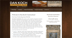 Desktop Screenshot of dankochconstruction.com